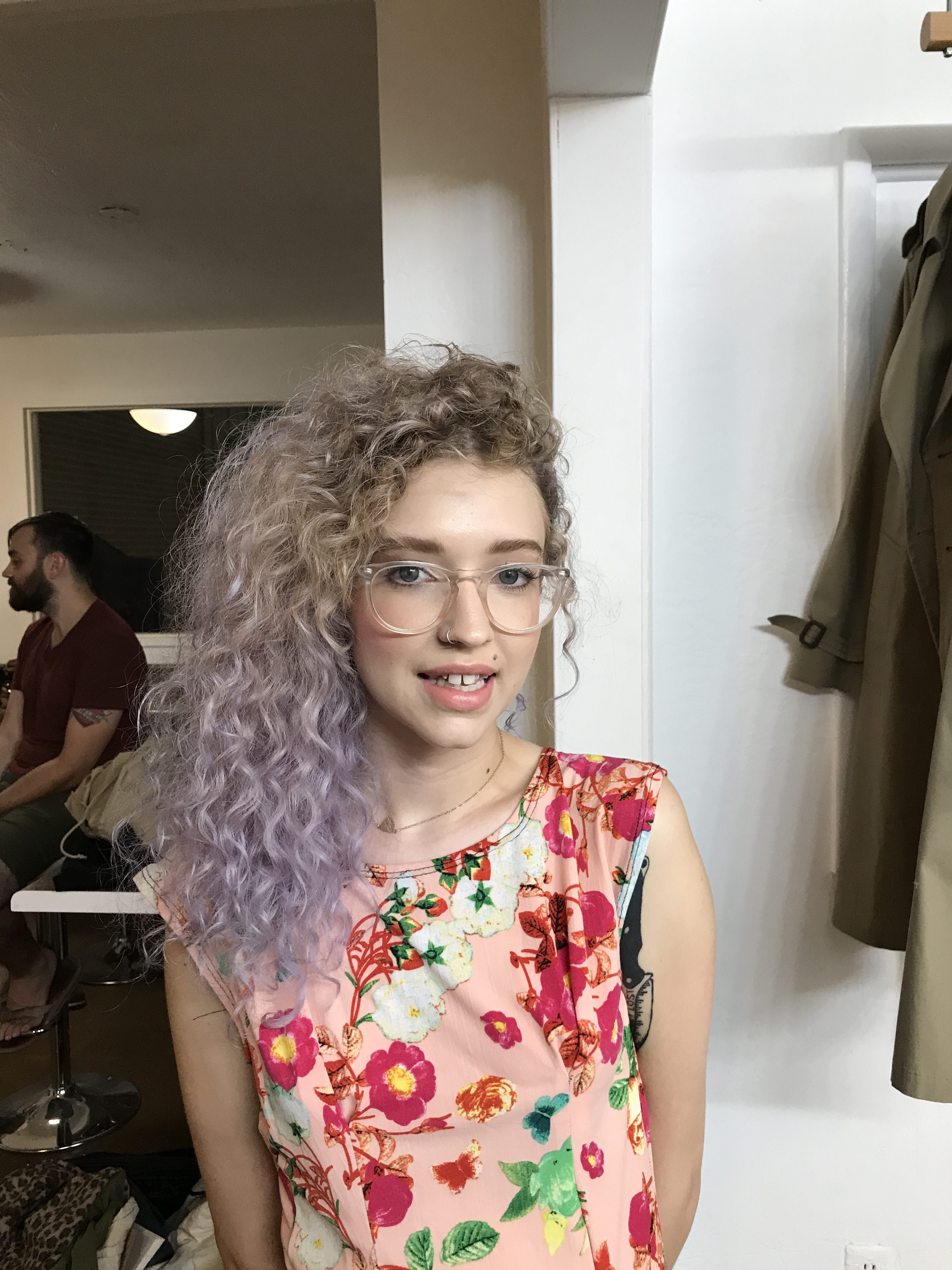 Hair by Lara Slater for Editorial photo shoot